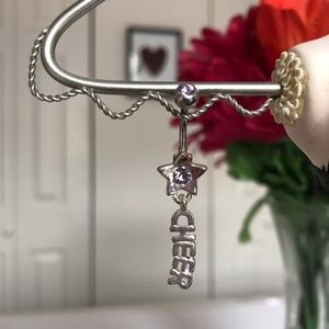 📣Cheer Belly Button Ring 📣